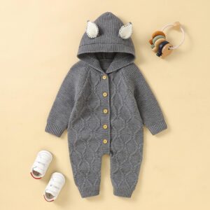 Body manga corta gris